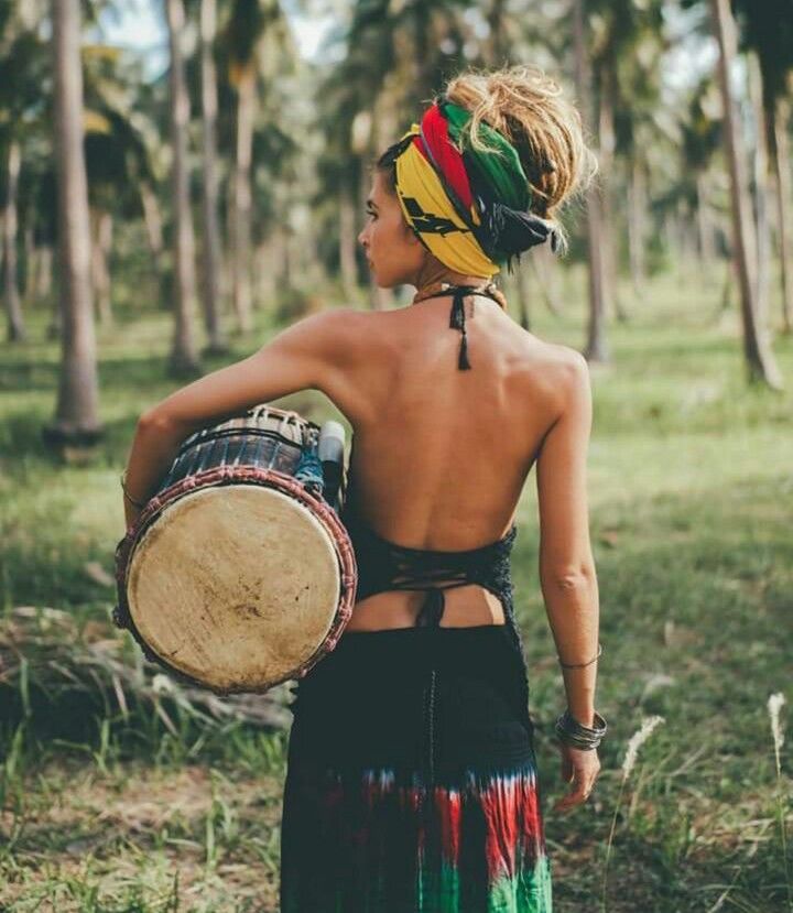 Female Djembe Player